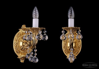 Светильник настенный бра Bohemia Ivele 1700/1/A/G/Balls Светильник настенный бра Bohemia Ivele 1700/1/A/G/Balls