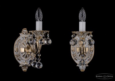 Светильник настенный бра Bohemia Ivele 1700/1/A/GW/Balls Светильник настенный бра Bohemia Ivele 1700/1/A/GW/Balls