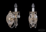 Светильник настенный бра Bohemia Ivele 1700/1/C/GW/Leafs