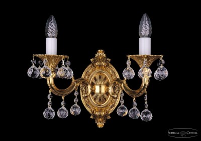 Светильник настенный бра Bohemia Ivele 1700/2/A/G/Balls Светильник настенный бра Bohemia Ivele 1700/2/A/G/Balls