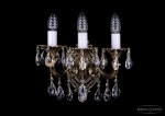 Светильник настенный бра Bohemia Ivele 1702B/2+1/175/B/GB