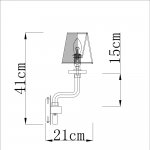 Светильник бра Divinare 1700/02 AP-1 PALERMO