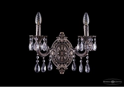 Светильник настенный бра Bohemia Ivele 1702B/2/175/A/NB