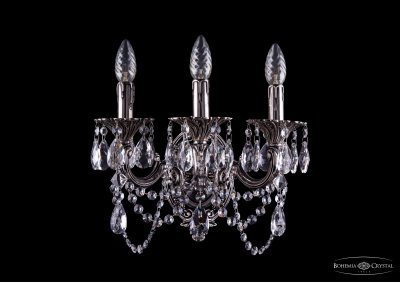 Светильник настенный бра Bohemia Ivele 1700/3/C/NB Светильник настенный бра Bohemia Ivele 1700/3/C/NB