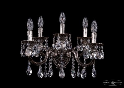 Светильник настенный бра Bohemia Ivele 1702B/5/175+250/A/NB Светильник настенный бра Bohemia Ivele 1702B/5/175+250/A/NB