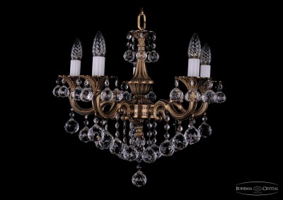 Люстра хрустальная Bohemia Ivele 1702/5/CK175IV/B/FP/Balls