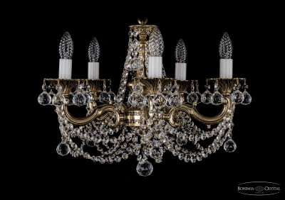 Люстра хрустальная Bohemia Ivele 1701/5/C/GB/Balls Люстра хрустальная Bohemia Ivele 1701/5/C/GB/Balls