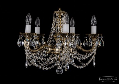 Люстра хрустальная Bohemia Ivele 1702/5/CK175IV/C/GB