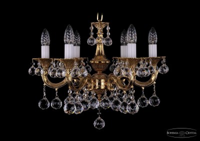 Люстра хрустальная Bohemia Ivele 1701/6/A/G/Balls Люстра хрустальная Bohemia Ivele 1701/6/A/G/Balls