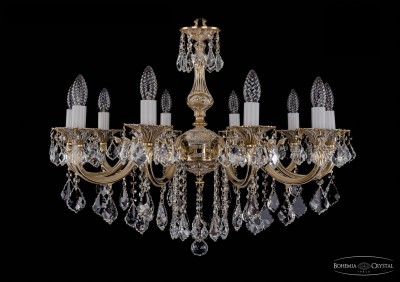 Люстра хрустальная Bohemia Ivele 1702/10/B/GW/Leafs