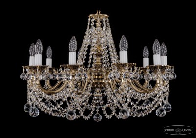 Люстра хрустальная Bohemia Ivele 1702/10/C/GB/Balls