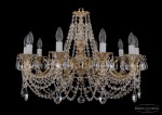 Люстра хрустальная Bohemia Ivele 1702/10/265/C/GW
