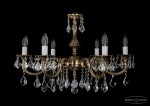 Люстра хрустальная Bohemia Ivele 1702/6/A/GB/Leafs