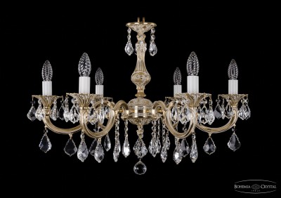 Люстра хрустальная Bohemia Ivele 1702/6/A/GW/Leafs