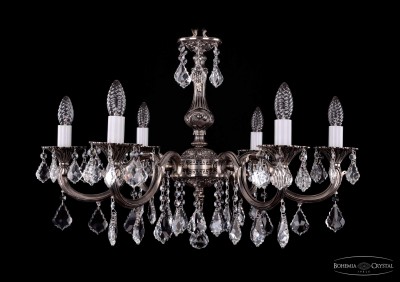 Люстра хрустальная Bohemia Ivele 1702/6/A/NB/Leafs