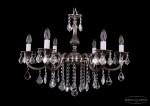 Люстра хрустальная Bohemia Ivele 1702/6/B/NB/Leafs