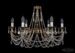 Люстра хрустальная Bohemia Ivele 1702/6/C/GB/Leafs