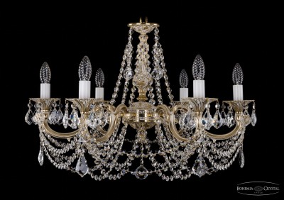 Люстра хрустальная Bohemia Ivele 1702/6/C/GW/Leafs
