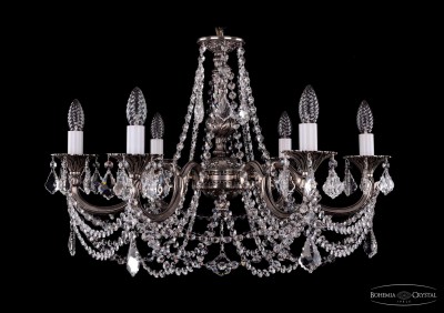 Люстра хрустальная Bohemia Ivele 1702/6/C/NB/Leafs