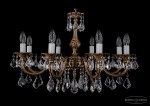 Люстра хрустальная Bohemia Ivele 1702/8/A/FP/Leafs