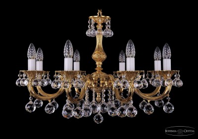 Люстра хрустальная Bohemia Ivele 1702/8/A/G/Balls