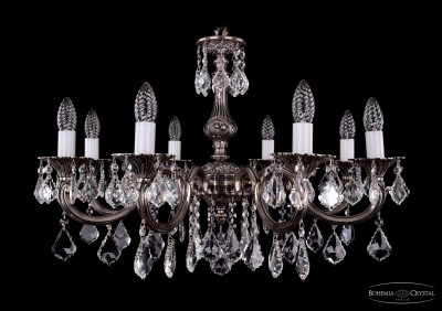 Люстра хрустальная Bohemia Ivele 1702/8/A/NB/Leafs