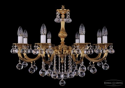 Люстра хрустальная Bohemia Ivele 1702/8/B/G/Balls