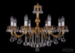 Люстра хрустальная Bohemia Ivele 1702/8/B/G/Balls