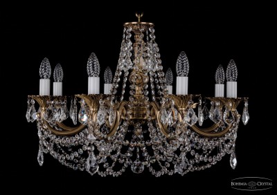 Люстра хрустальная Bohemia Ivele 1702/8/C/FP/Leafs