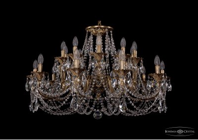 Люстра хрустальная Bohemia Ivele 1702/10+10/300+150/C/FP