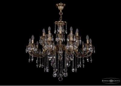 Люстра хрустальная Bohemia Ivele 1702/10+10/335+150/B/FP