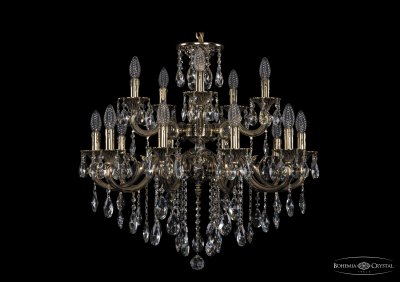 Люстра хрустальная Bohemia Ivele 1722/10+5/265+181/B/GB