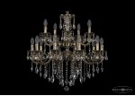 Люстра хрустальная Bohemia Ivele 1722/10+5/265+181/B/GB