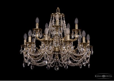 Люстра хрустальная Bohemia Ivele 1722/10+5/265+181/C/GB