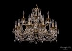 Люстра хрустальная Bohemia Ivele 1722/10+5/265+181/C/GB