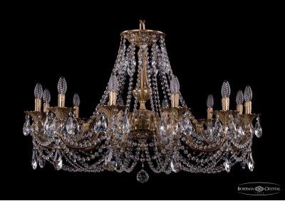 Люстра хрустальная Bohemia Ivele 1702/12/300/C/FP