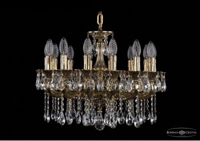 Люстра хрустальная Bohemia Ivele 1702/14/175/A/GB Люстра хрустальная Bohemia Ivele 1702/14/175/A/GB