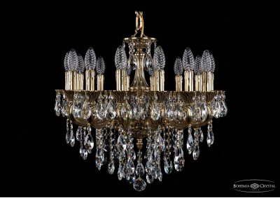 Люстра хрустальная Bohemia Ivele 1702/14/175/B/GB Люстра хрустальная Bohemia Ivele 1702/14/175/B/GB