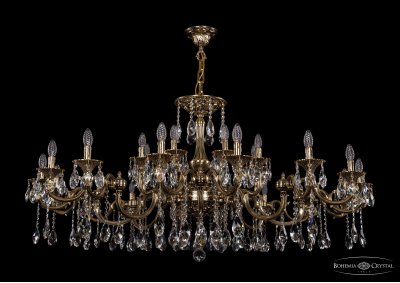 Люстра хрустальная Bohemia Ivele 1702/16+8/335+265+150/A/GB