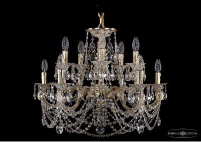 Люстра хрустальная Bohemia Ivele 1702/5+5/265+110/C/GW