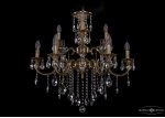 Люстра хрустальная Bohemia Ivele 1722/6+3/265+181/B/FP