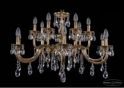 Люстра хрустальная Bohemia Ivele 1702/7+7/300+150/A/GB