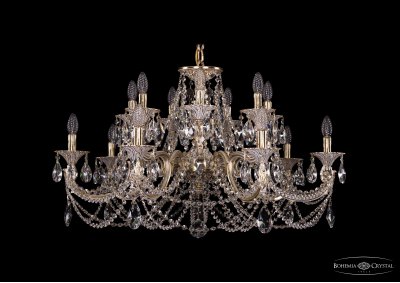 Люстра хрустальная Bohemia Ivele 1702/7+7/300+150/C/GW