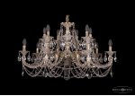 Люстра хрустальная Bohemia Ivele 1702/7+7/335+150/C/GW