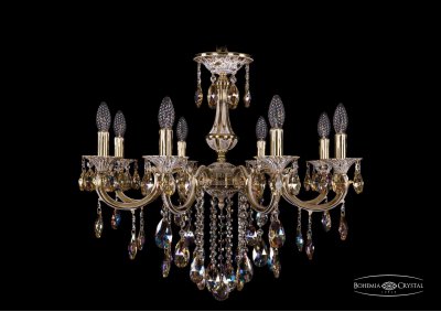 Люстра хрустальная Bohemia Ivele 1702/8/250/B/GW/K701 Люстра хрустальная Bohemia Ivele 1702/8/250/B/GW/K701