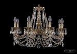 Люстра хрустальная Bohemia Ivele 1702/8/250/C/GB