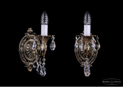 Светильник настенный бра Bohemia Ivele 1702B/1/175/A/GB Светильник настенный бра Bohemia Ivele 1702B/1/175/A/GB