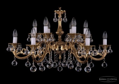 Люстра хрустальная Bohemia Ivele 1703/12/A/G/Balls