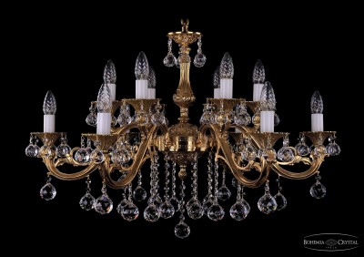 Люстра хрустальная Bohemia Ivele 1703/12/B/G/Balls