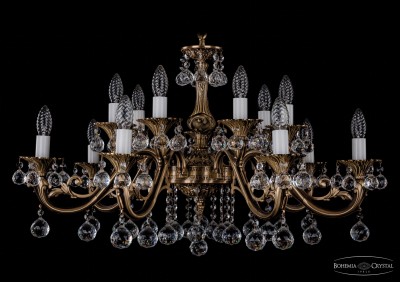 Люстра хрустальная Bohemia Ivele 1703/14/A/FP/Balls